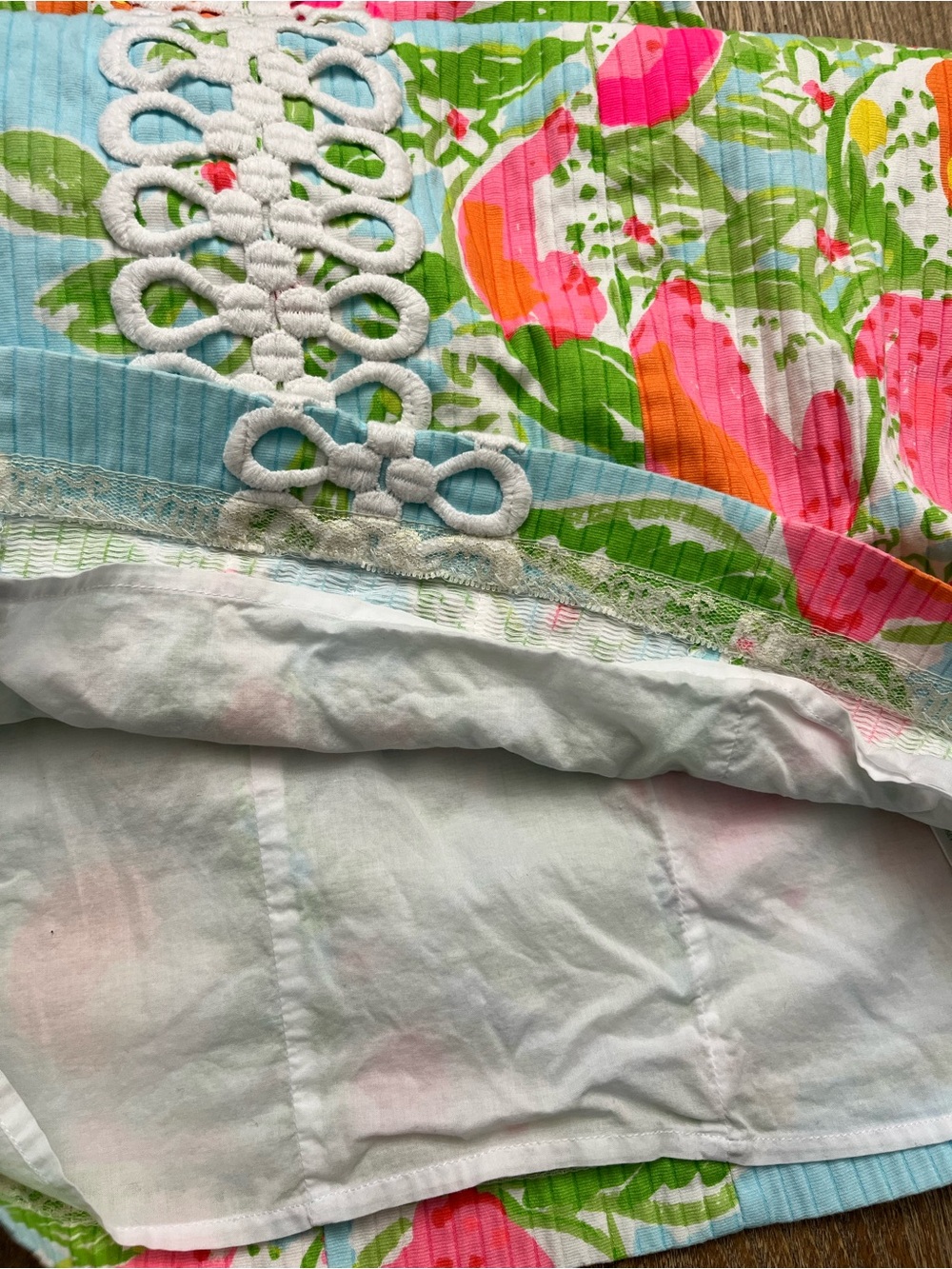 Lilly Pulitzer Women's Cathy Shift Dress Pool Blue, Pink Lemonade Size 8 - Picture 9 of 13